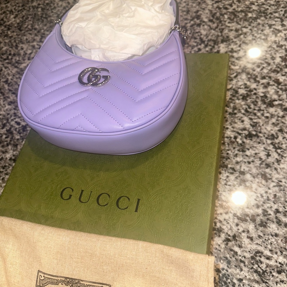 Gucci Lavender Shoulder Bag